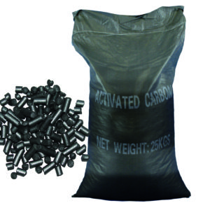 Activated carbon for the replacement of the head